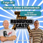Folgencover zu Ruhrpodcast 161 – Vierspur, Kleber & Gitarrenkrach