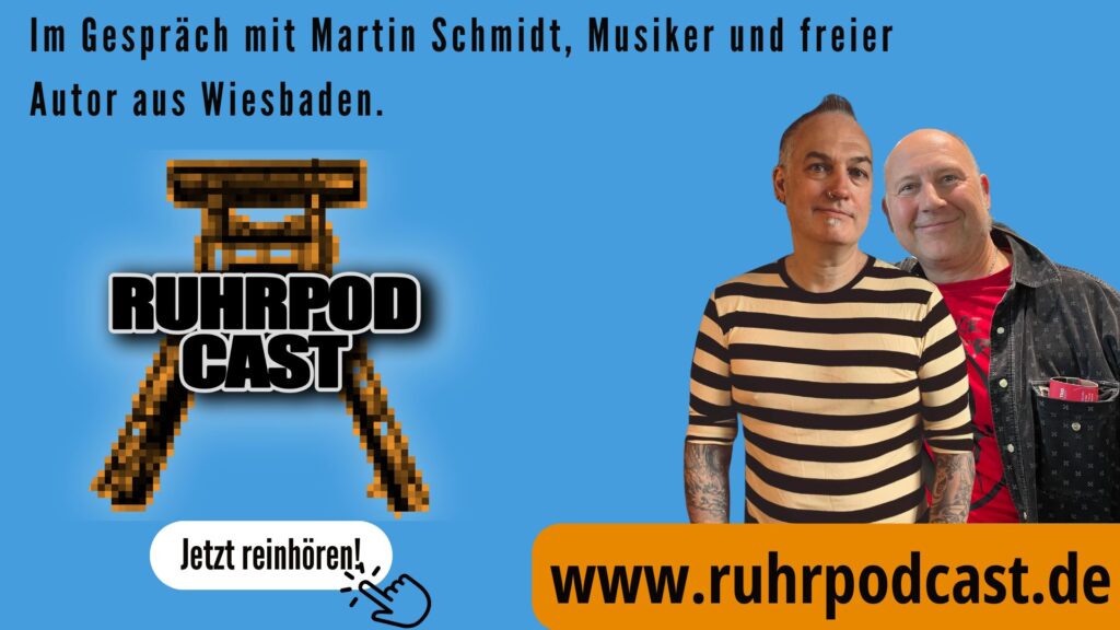 Folgenfoto zu Ruhrpodcast 161 – Vierspur, Kleber & Gitarrenkrach